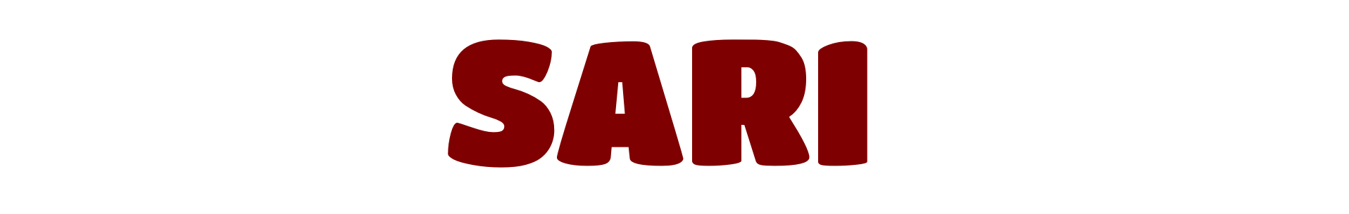 Stylized text reading Sari